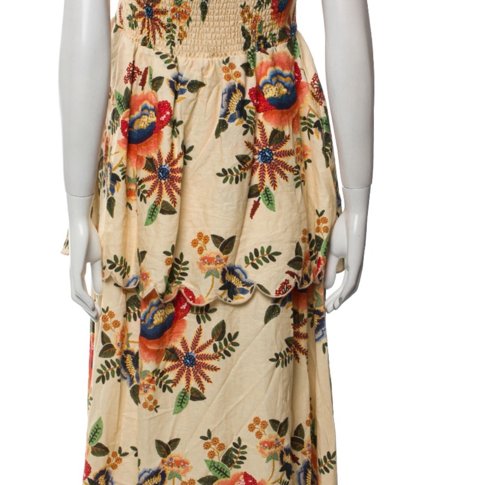 Christian Lacroix Strapless Floral Dress - Multicolor